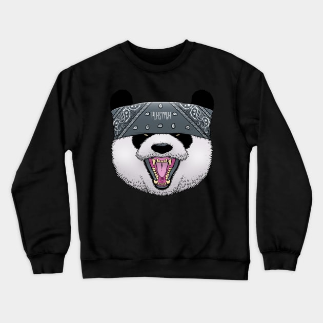 Pandajo Crewneck Sweatshirt by Plastiqa